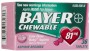 Bayer Chewable Low Dose Aspirin Tablets 81 mg-Cherry-36 ct.