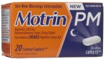 Motrin PM Pain Reliever Caplets, 20ct