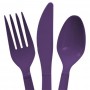purple utensils