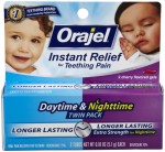 Orajel Oral Pain Reliever for Teething Twin Pack - Daytime/Nighttime
