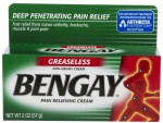 Bengay Pain Relieving Cream, Greaseless-2oz